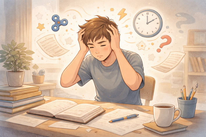 Copertina dell'articolo sull'ADHD